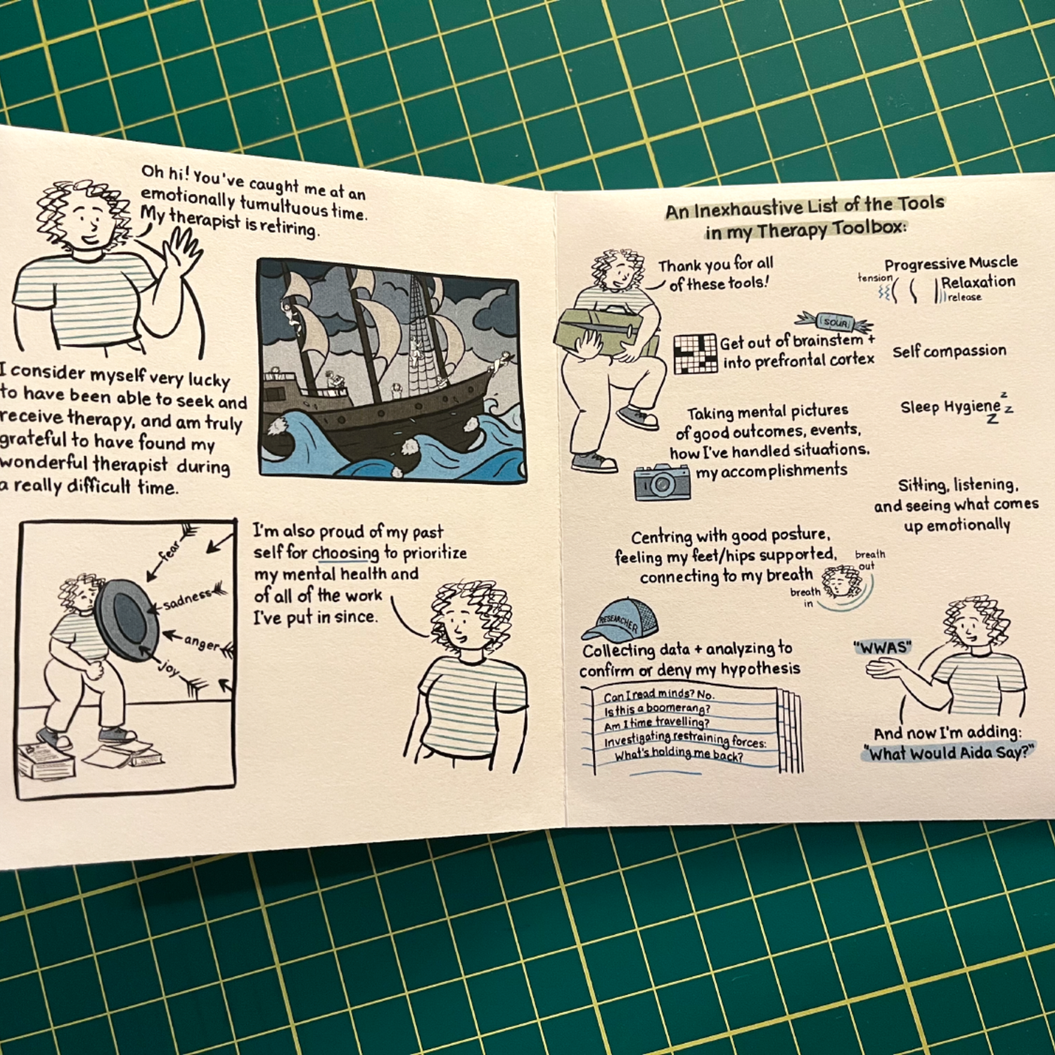 My Therapist is Retiring Mini Comic Thumbnail