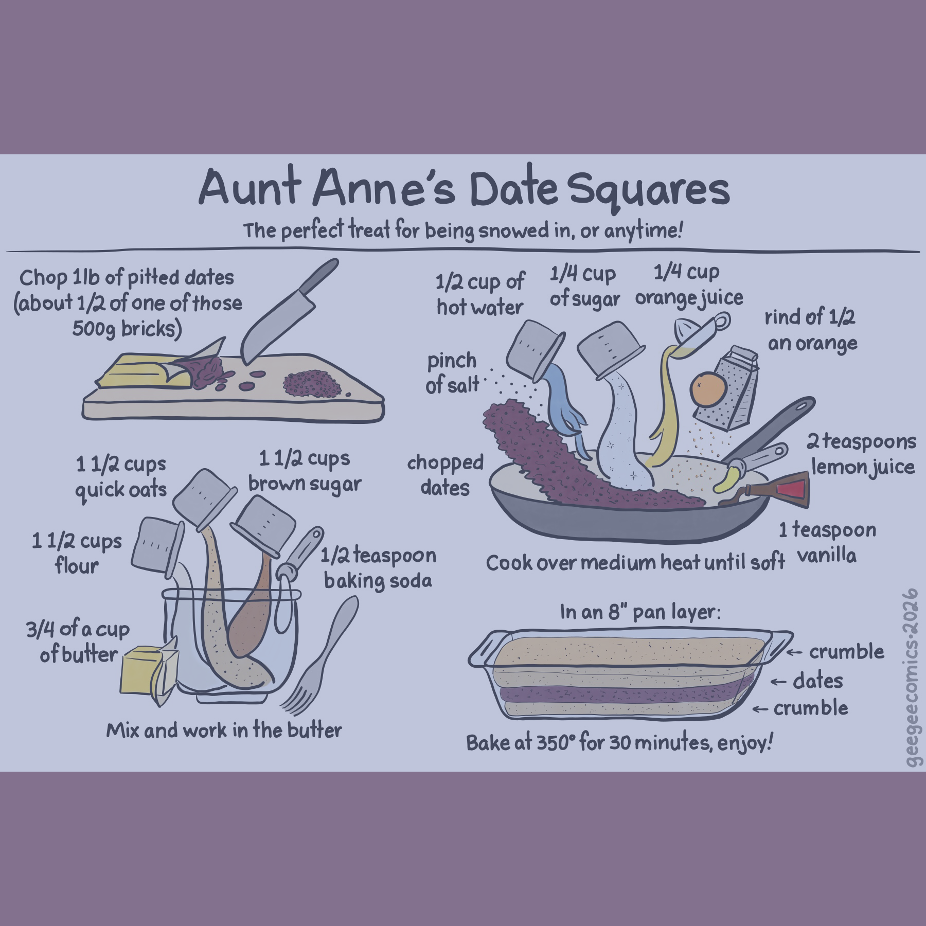 Anne's Date Squares Thumbnail